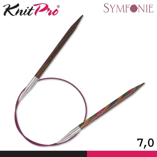 KnitPro Symfonie Circular Knitting Needles 25 - 150cm Sustainable Birch Wood 19 Sizes - Picture 17 of 21