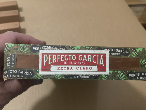 Vintage Perfecto Garcia & Brothers Zigarrenkiste mit 5 einzelnen Zigarrenkisten aus Holz - Bild 9 von 24