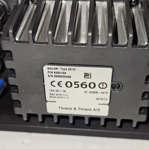 Cobham Sailor 6210 VHF Marine Radio TT-6210A Thrane & Thrane Denmark - Afbeelding 7 van 7
