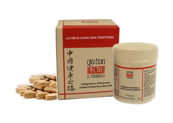 Liu Wei Di Huang Wan Traditional Integratore Alimentare 100 Compresse