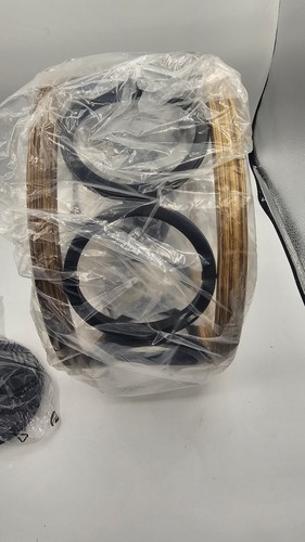 QanZhan farmhouse drum pendant light - Picture 3 of 4