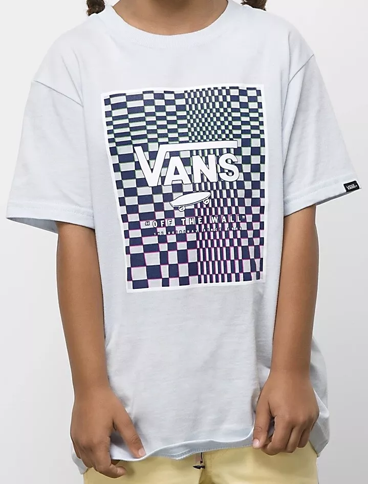 Tee VN0A3HWJ Print 3T Little Kids | Checkerboard Ballad eBay SS Box VANS Blue/Skewed