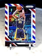 2018-19 Panini Prizm Basketball Red White Blue Prizm #55 Reggie Miller Pacers 