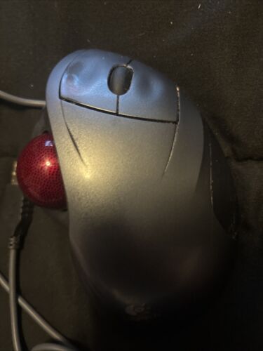 Vintage Logitech Mouse Cordless TrackMan Wheel Windows Vista 904346-0403 - Picture 2 of 6