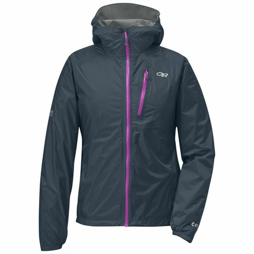 Chaqueta de lluvia ultraligera para mujer Outdoor Research Helium II talla XS - Imagen 2 de 4