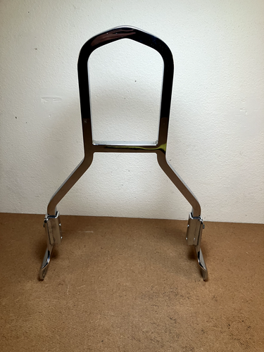 Harley Khrome Werks Sissy Bar Back Rest Sissybar Road Street Electra Glide King - Picture 6 of 20