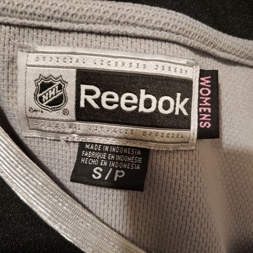 Camiseta de Los Angeles Kings para mujer pequeña gris negra NHL hockey LA Kings malla Reebok - Imagen 15 de 22