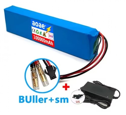 Batería recargable Li-lon 36V/100000mAh 10S3P Power Bicicleta Scooter con BMS - Imagen 10 de 23