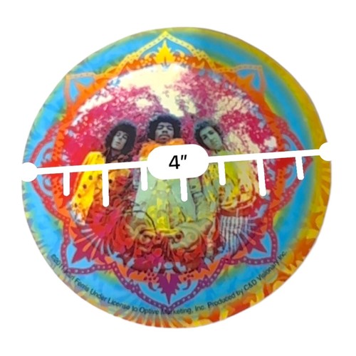Jimi Hendrix Collectors Set/Stamps/Postcard/Single Stickers Pair Slap Bracelet - Picture 10 of 18