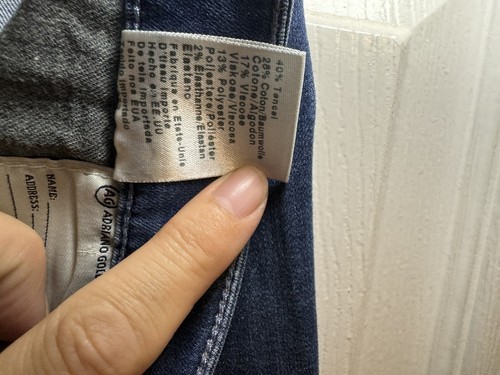 AG Adriano Goldschmied Womens Blue The Angel Boot Cut Jeans Size 27R - Picture 7 of 9