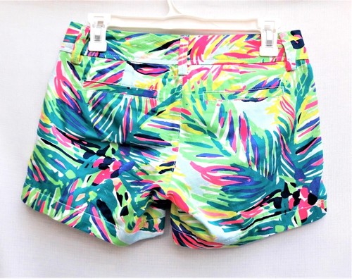 Lilly Pulitzer Women's Girl's Shorts Size 00 Cotton Summer Cruise Pockets - Picture 3 of 8