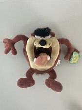 Vintage Looney Tunes Tasmanian Devil Talkin' Tongue Twistin' Taz Talking Plush