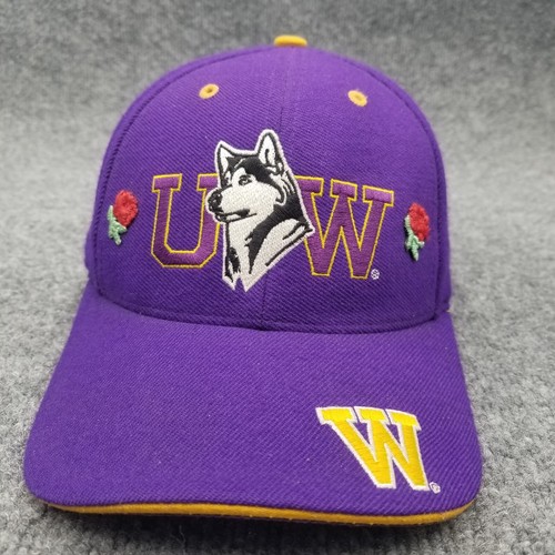 Washington Huskies Hat Cap  Purple Mens 7 1/8 Twins Enterprise - Picture 1 of 9