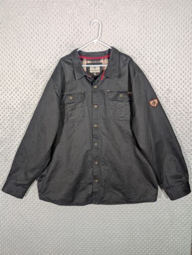 Legendary Whitetails Waxed Jacket Men's 4XLT Journeyman Flannel Lined Big & Tall