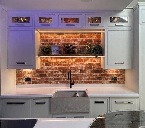 Bayswater Blend Brick Slips Brick Tile Brick Cladding Wall Cladding SAMPLE - Picture 2 of 4