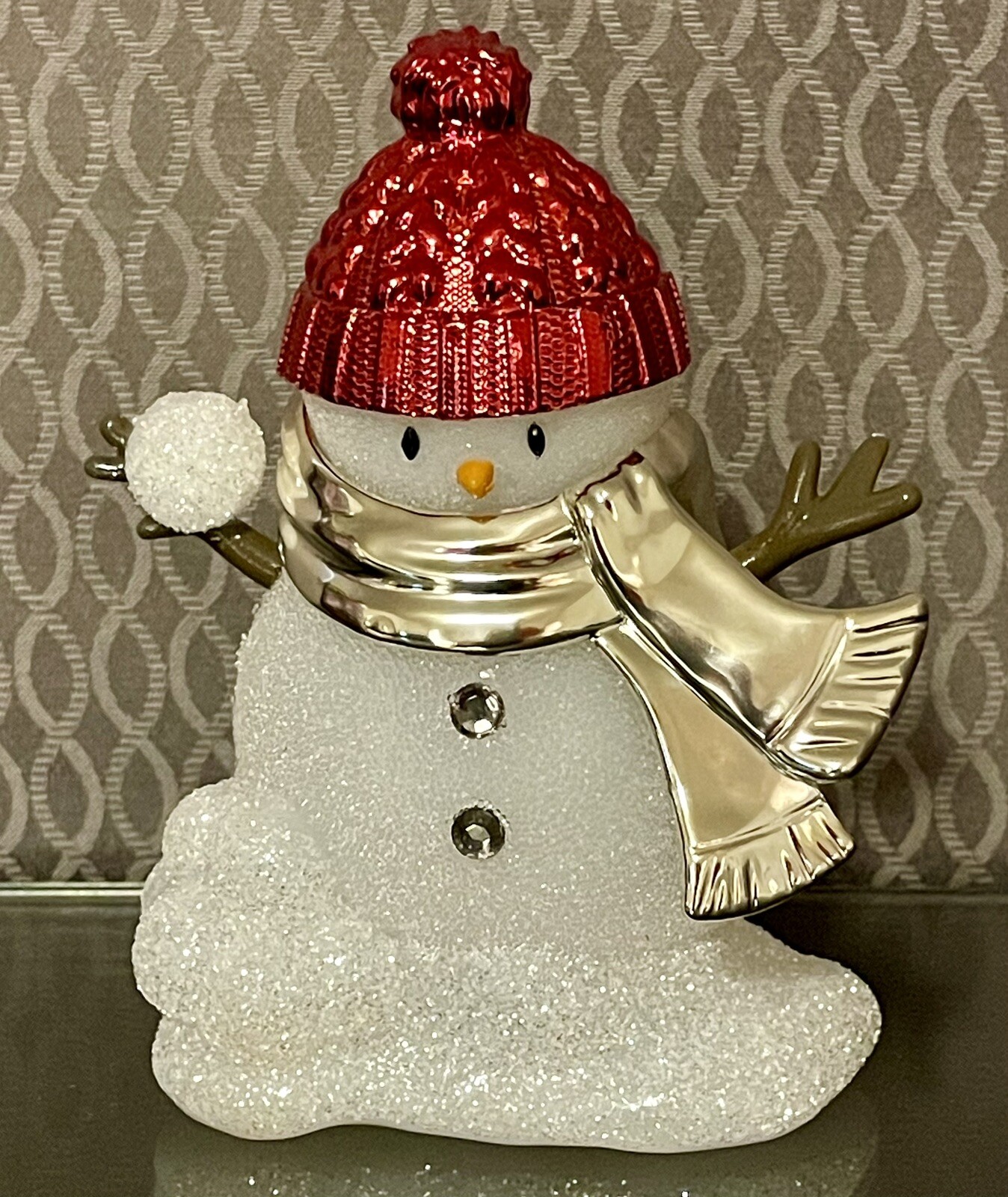 Bath & Body Works Christmas Snowman Wallflower Plug-In Nightlight Diffuser-image