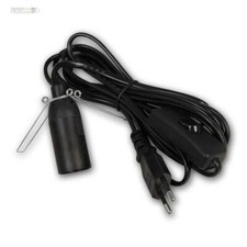 Lampen-Kabel mit Euro-Stecker und Schnur-Schalter, E14 Fassung am Netzkabel 230V