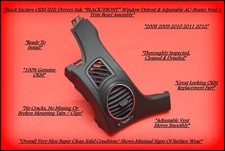 08–12 Buick Enclave OEM LH Driver Side Dash A/C Vent – Black Trim 25860225