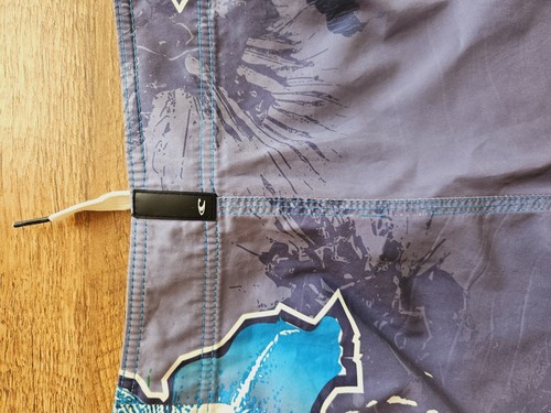 O'Neill Boardshorts/Boardie Gr. W32 Hawaii Blumen Y2K Reißverschlusstasche - Bild 8 von 8
