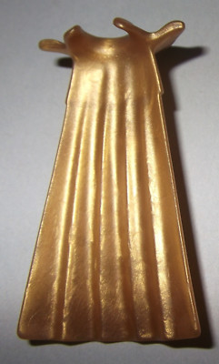 17142, 1x Umhang, Mantel, Cape (mit Kragen), schmal, gold
