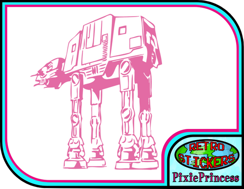 Star Wars AT AT Imperial D Vinyl Aufkleber Auto Fahrrad LKW Fenster Wandbild Film - Bild 20 von 20