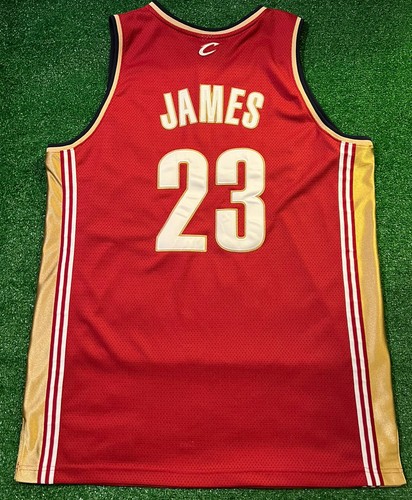 Vintage Lebron James Cleveland Cavaliers Reebok authentisches ROOKIE Trikot Größe 44 - Bild 5 von 7