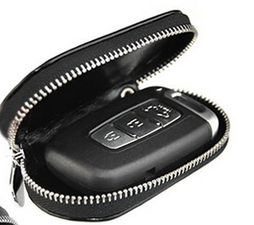 Echt leder autoschlüssel etui schlüsselanhänger schlüsseltasche AUDI Logo DE - Bild 2 von 10