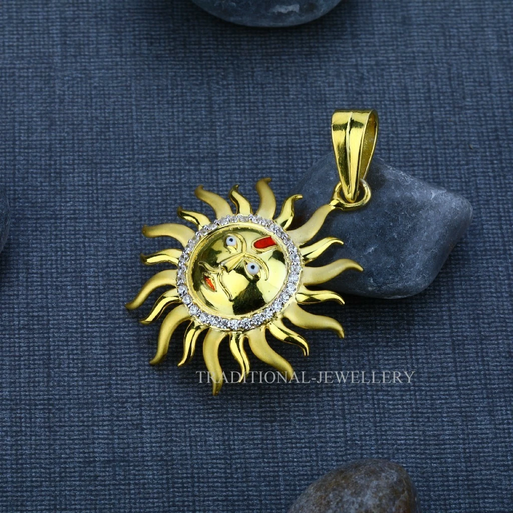 Surya on sale gold pendant
