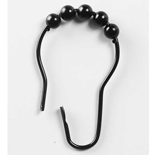 12 Pcs Shower Curtain Rings Shower Curtain Hooks Hanger Curtain Metal Rings Hook - Picture 6 of 11