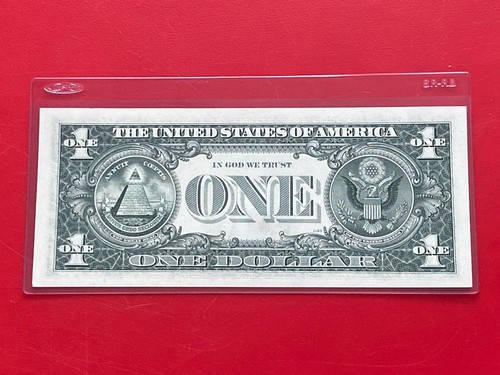 1969 STAR NOTE $1 DOLLAR BILL ( New York B ) UNCIRCULATED - Picture 3 of 3
