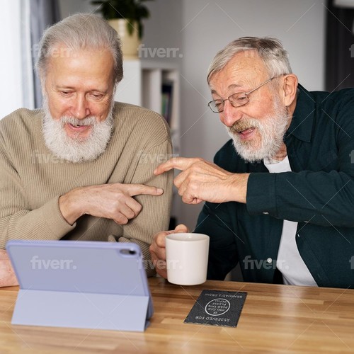 Black Slate Drinks Coaster Presents For Grandad - Birthday Gift - Imagen 8 de 8