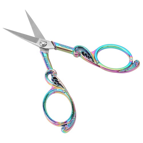 Scissors High SharpnessCraft Scissors For Embroidery Handicraft DIY Titanium Co♡ - Picture 8 of 12