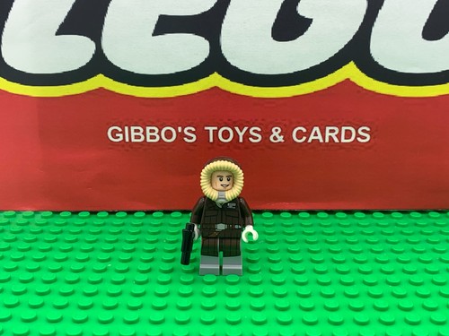 LEGO HAN SOLO BROWN PARKA Minifigur Star Wars Set 75138 Figur sw0709