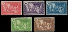 (JCDS-07) PHILIPPINES - USA. 1935 COMMONWEALTH SET OF FIVE , MUH. Sc 397-401