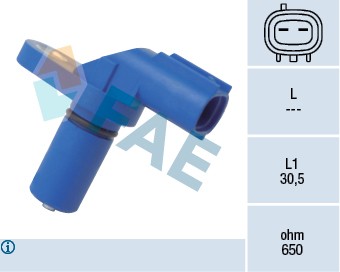 79255 CRANKSHAFT POSITION SENSOR TURBINE INLET FAE FOR CHEVROLET LACETTI 1.4 16V - Picture 2 of 5