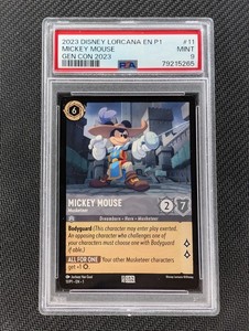PSA10 lorcana ミッキーグーフィー gencon 2023 プロモ MICKEY MOUSE gencon プロモ psa10 【ロルカナ】 - メルカリ
