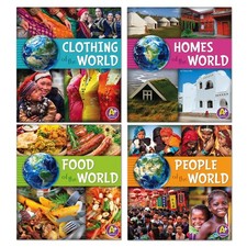 Capstone Press A Trip Around the World Book Paperback Set - Set of 4