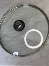 Circulon Lid 9 3/8”  Inner, 9 7/8” Outer Glass Round Handle Replacement Pan Pot