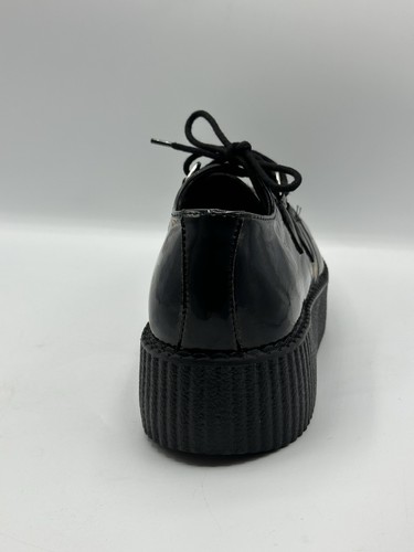 T.U.K. Shoes Platform Black Holo Sparkle VIVA Hi Creepers Women's 14 / Men’s 12 - Picture 15 of 24