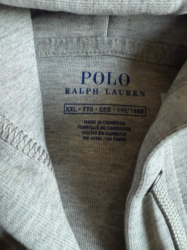 New Polo Ralph Lauren Men Double Knit Jogger Set Sz. XXL $283 Light Heather Grey - Picture 3 of 14