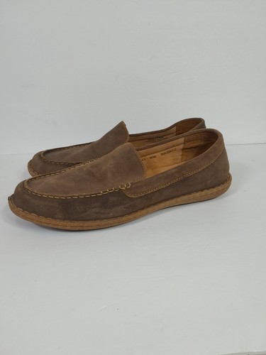 Geboren Herren Größe 11,5 Baylor Abgenutzt Wildleder Slipper Halbschuhe Schuhe - Bild 2 von 12