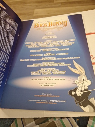 Bugs Bunny At The Symphony Program Playbill 2010 Holltwood Bowl Rare - Picture 9 of 11