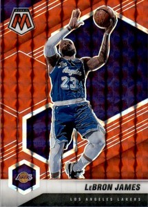 2020-21 Panini Mosaic Mosaic Red #81 LeBron James