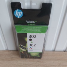 PACK DE 2 CARTOUCHES D'ENCRE D'IMPRIMANTE HP 302 - NOIRE + TRICOLORE -