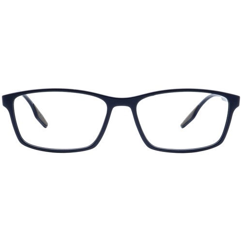 Prada Eyeglasses VPS 04M TWY-1O1 Matte Navy Blue Square Frame Italy 56[]16 145 - Picture 2 of 6