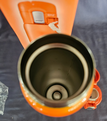 Zojirushi Edelstahlbecher, 20 Unzen, lebendiges Orange - Bild 4 von 10