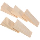 5 Pcs Triangular Wood Door Stopper Heavy Duty Door Holder for Store
