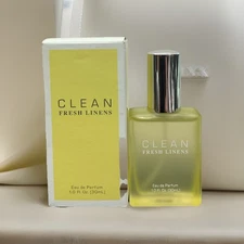 Fresh Linens by Clean Eau De Parfum 1oz/30ml Spray New With Box