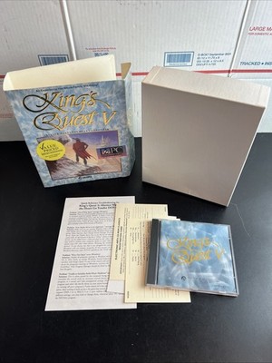 Kings Quest V Absence Makes The Heart Go Yonder PC CD ROM  Big Box