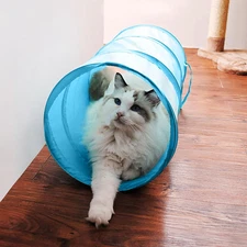Cat Tunnel for Indoor Cats Interactive, Rabbit Tunnel Toys, Pet Toys Play Tunnel